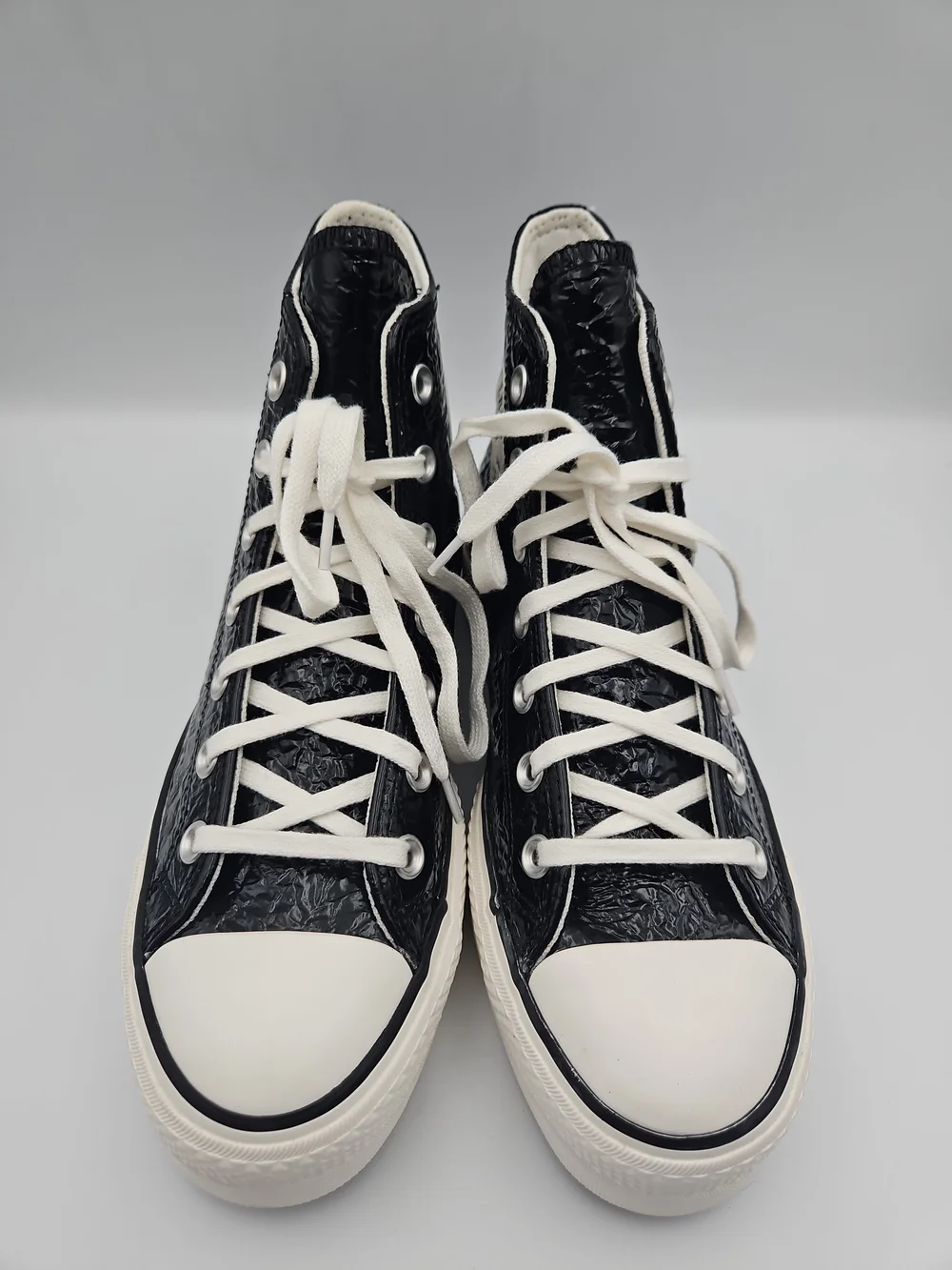 Converse Black High-Top Platform Sneakers